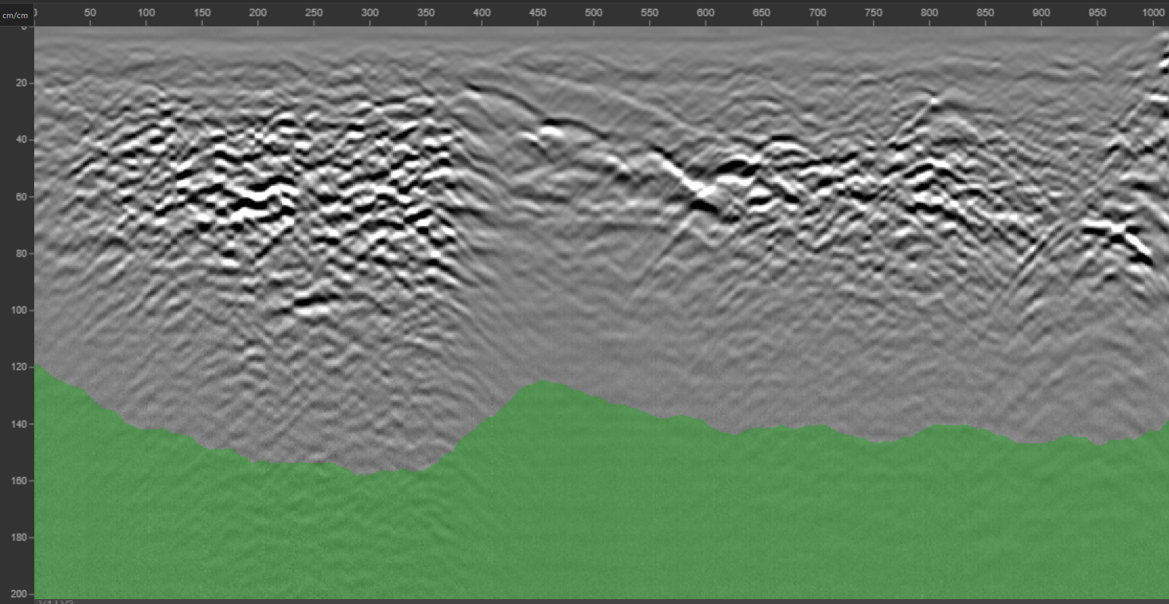 Niveau de bruit - GPR Viewer Pro